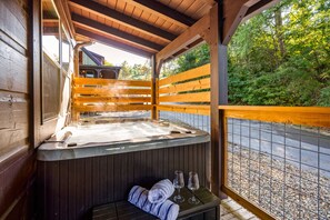 Idromassaggio all'aperto