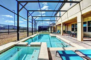 A heated pool - Dales Dream: 7 Bedroom Villa w/ South Facing Pool & Spa – Sleeps 14 (Davenport)