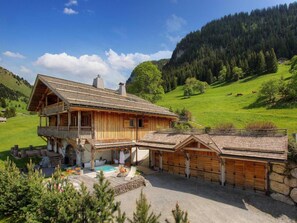 Exterior - Chalet, sauna, hammam, terrace, fireplace or stove, parking, tv, ski locker, 415m², La Clusaz (La Clusaz)