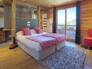 7 bedrooms, WiFi, bed sheets - Chalet, sauna, hammam, terrace, fireplace or stove, parking, tv, ski locker, 415m², La Clusaz (La Clusaz)