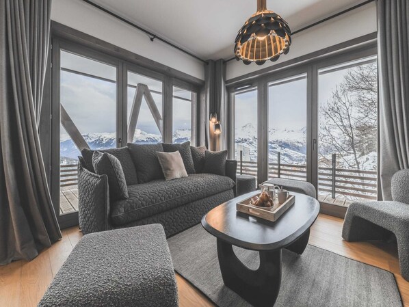 Apartment | Living area - Apartment in Plan Peisey Near Paradiski (Peisey-Nancroix)