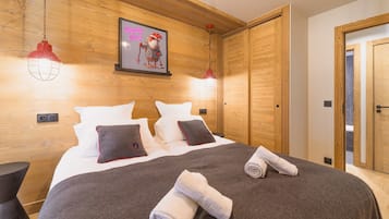 Apartment | 2 bilik tidur, cadar katil