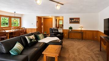 Smart TV, fireplace, printers