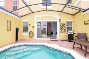 Una piscina riscaldata