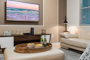 Fernseher, Kamin