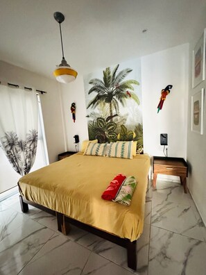 1 chambre, fer et planche à repasser, Wi-Fi, draps fournis