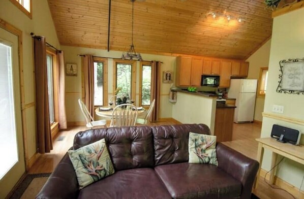 TV, fireplace, DVD player, ping pong