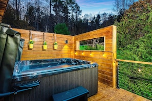 Bain à remous extérieur