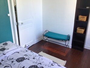 2 bedrooms, iron/ironing board, travel crib, WiFi