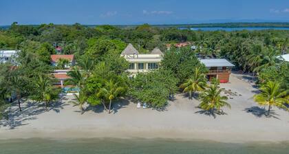 3-Story Beachfront Villa: Sleeps 7, Private Pool