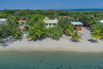 3-Story Beachfront Villa: Sleeps 7, Private Pool