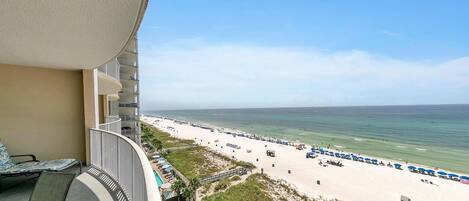 Sun loungers, beach towels