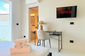 1 室のベッドルーム、WiFi、ベッドシーツ