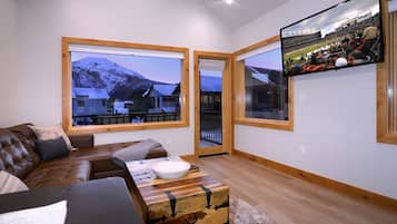 TV connectée, cheminée