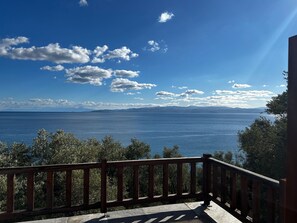 Property grounds - Sea-front villa - luxury, authenticity (Platania)