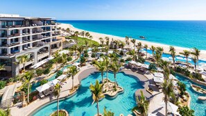 Pool - 3 BR Oceanfront Penthouse, San Jose del Cabo, Villa La Valencia 4-Diamond, (San Jose del Cabo)