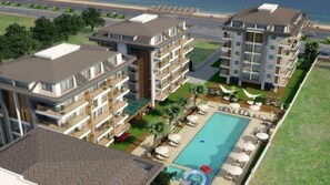 Exterior - SEA FRONT "Luxury Residence" Large Studio Apt.  (35) (Antalya)
