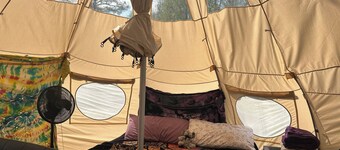 Glamping at the Promised Land Campground- The Vidalia Tent