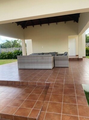 Terrace/patio - Beautiful and comfortable Punta Cana Apt. (Punta Cana)