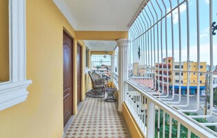 Premium Apartment, Kitchen | Balcony view