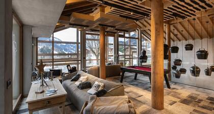 Apartment in Megeve With Stunning Mountain Views