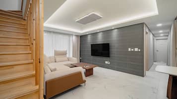 60-inch Smart TV with cable channels