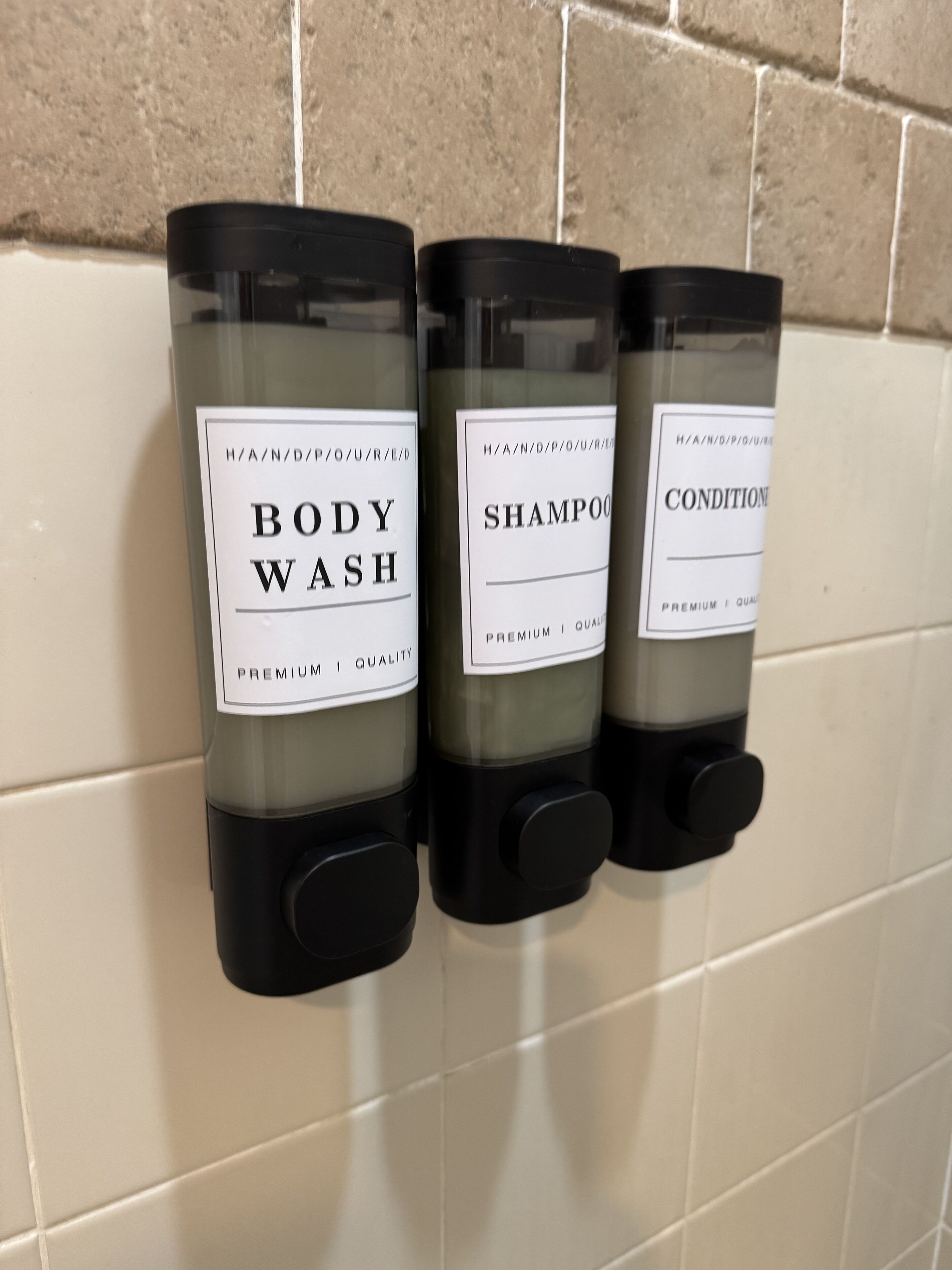 Towels, soap, toilet paper