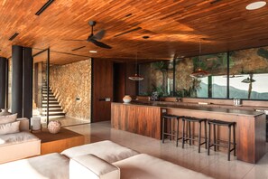 Interior - Villa Awasi - 3 Bedroom - 1 TV room with sofa bed at Tampah Hills (West Nusa Tenggara)