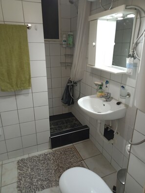 Hiustenkuivaaja, pyyhkeet, saippua, sampoo