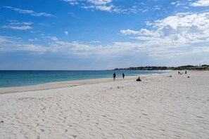 On the beach