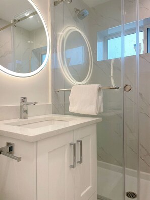 Towels, soap, toilet paper