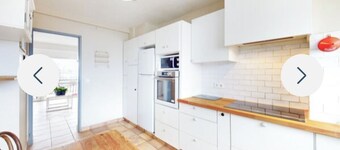 1 -living 2-bedroom south-facing apartment in quiet residence near train station