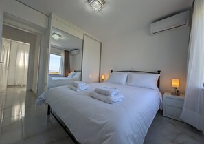 2 bedrooms, iron/ironing board, travel crib, WiFi