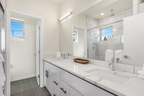 Hair dryer, towels