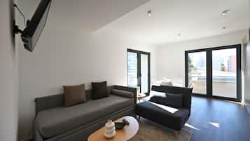 Apartment, 1 Schlafzimmer, Stadtblick | Wohnzimmer