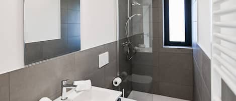 Departamento, 1 habitación, vista a la ciudad | Baño