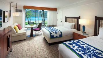 Desk, iron/ironing board, travel crib, WiFi