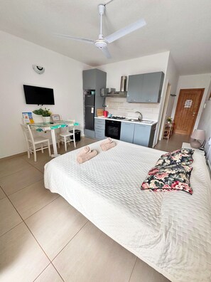 Basic Studio | Individually decorated, iron/ironing board, free WiFi, bed sheets