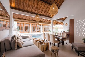 Classic Villa, 3 Bedrooms, Private Pool | Living room