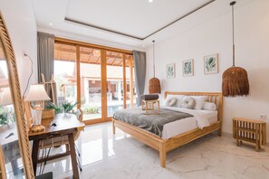 Villa clásica, 3 habitaciones, piscina privada | 3 dormitorios, tabla de planchar con plancha, wifi gratis