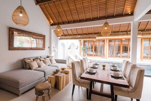 Classic Villa, 3 Bedrooms, Private Pool | Living room