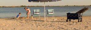 On the beach