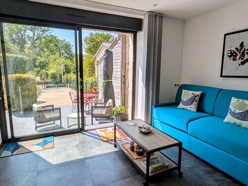 Renovated apartment with sunny terrace and parking in Pierrefitte-sur-Aire