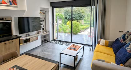 Renovated apartment with sunny terrace and parking in Pierrefitte-sur-Aire