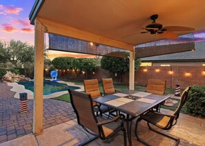 Outdoor pool, a heated pool - Full family friendly house w/ private pool and pizza oven! (Phoenix)