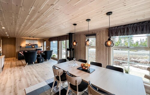 Stunning home in Sjusjøen with sauna