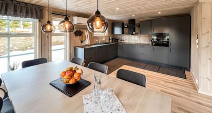 Stunning home in Sjusjøen with sauna