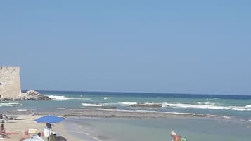 Sun loungers, beach towels