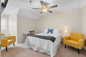 3 slaapkamers, een bureau, wifi, beddengoed