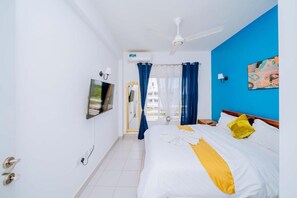 Appartement, 2 chambres, balcon, vue jardin | 2 chambres